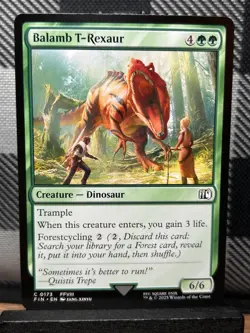 MTG TCG: Balamb T-Rexaur 173, Final Fantasy - Image 1