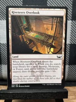 MTG TCG: Riveteers 255/281, Overlook Streets of New Capenna - Image 1