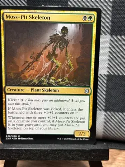 MTG TCG: Moss-Pit Skeleton 228/280, Zendikar Rising - Image 1