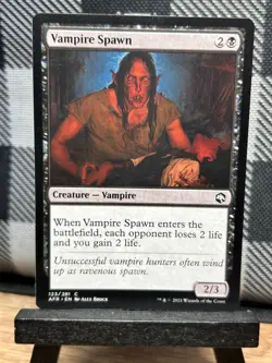 MTG TCG: Vampire Spawn 123/281, Adventures in the Forgotten Realms - Image 1