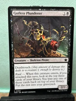 MTG TCG: Gutless Plunderer 60, Foundations - Image 1