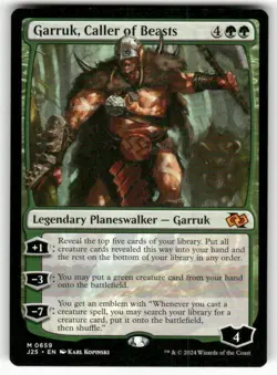 Garruk, Caller of Beasts 659 NM MTG Foundations Jumpstart Magic - Image 1