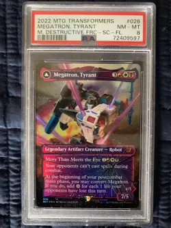 Megatron, Tyrant Megatron, Destructive Force FRC-SC-FL Graded 8.0 - Image 1
