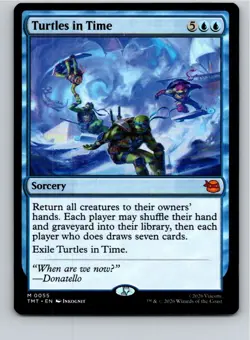 Magic the Gathering Turtles in Time Teenage Mutant Ninja Turtles MTG Free Ship! - Image 1
