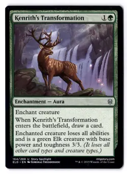 Kenrith's Transformation NM* Throne OF Eldraine ENGLISH 164/269 mtg -UnltdCards - Image 1