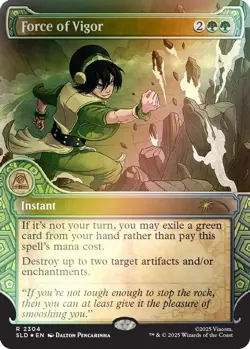 Force of Vigor (Rainbow Foil) [Secret Lair Drop Series] Foil Near Mint - Image 1