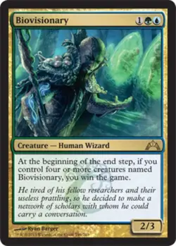 Moderate Play, English MTG Foil Biovisionary - Foil Gatecrash Magic the Gatherin - Image 1