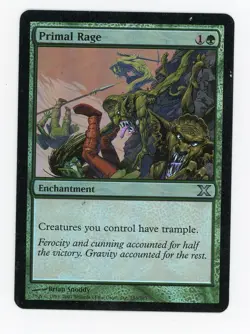 Primal Rage Foil Tenth X 10th Edition Sight MTG Magic the Gathering - Image 1