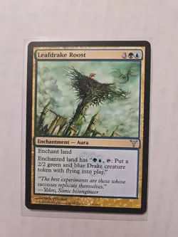 Leafdrake Roost - Dissension - LP - Uncommon - Aura - MTG - Image 1