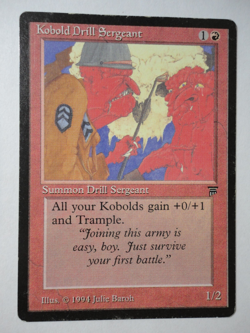 Kobold Drill Sergeant Legends LP Lightly Played English MTG Magic the Gathering - Image 1