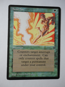 Avoid Fate Legends LP Lightly Played English MTG Magic the Gathering - Image 1