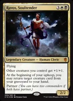 Ravos, Soultender - Foil LP, English MTG Commander 2016 - Image 1