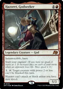 Hazoret, Godseeker FOIL Aetherdrift Magic MTG NM - Image 1