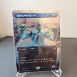 MTG Tidespout Tyrant 422 Anime Borderless Foil Ravnica Remastered RVR - Image 1