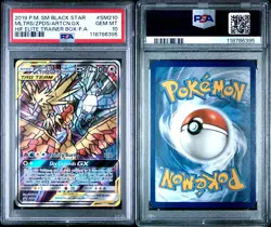 Pokemon 2019 Moltres Zapdos Articuno GX SM210 SM Black Star Promos GEM MT PSA 10 - Image 3