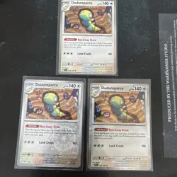 Dudunsparce SVI 129/162 080/131 Holo Playset x3 Pokemon TCG NM - Image 1