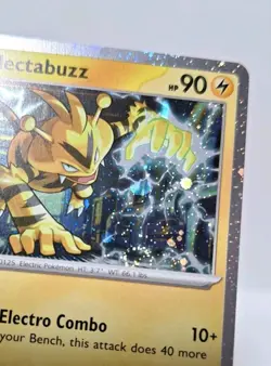 Pokemon Electabuzz 125 Mew 151 Promo tiny Swirl Holo EN Near Mint - Image 2