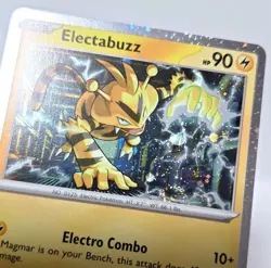 Pokemon Electabuzz 125 Mew 151 Promo tiny Swirl Holo EN Near Mint - Image 3