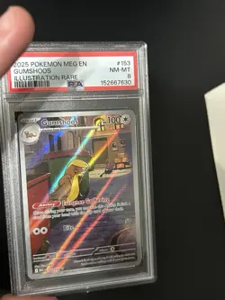 Pokemon, Mega Evolution, Gumshoos SIR #153, PSA 8 - Image 1