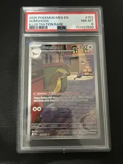 Pokemon, Mega Evolution, Gumshoos SIR #153, PSA 8 - Image 3
