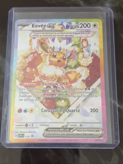 Eevee ex Full Art Promo Holo Pokemon TCG SVP 174 Scarlet & Violet English 2025 - Image 1