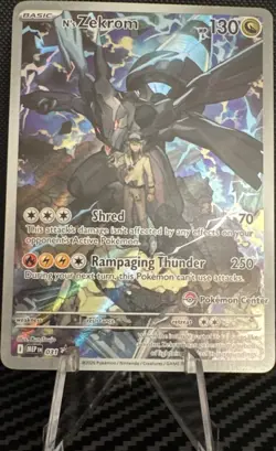 Pokemon TCG N's Zekrom, Pokemon Center (2026) MEP 031 Promo English - Image 1