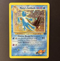 Wizards Misty's Golduck 12/132 Gym Challenge Holo Rare EN 70 HP - Image 1
