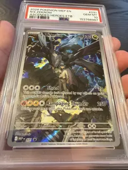 N’s Zekrom 031 Black Star Promo 2026 Pokemon Ascended Heroes PSA 10 Gem Mint - Image 4