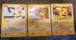 Extremely Rare"Pichu" Pokemon Tcg Vintage Era Cards - Image 1