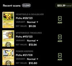 Extremely Rare"Pichu" Pokemon Tcg Vintage Era Cards - Image 5