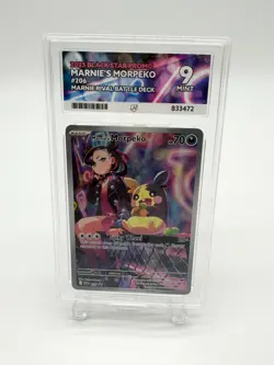 Pokemon TCG - Marnie's Morpeko - SVP 206 - Marnie Rival Battle Deck Ace 9 Grade - Image 1