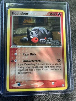 Houndour EX Team Rocket Returns Reverse Holofoil 59/109 Pokemon Naoyo Kimura - Image 1