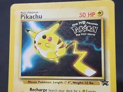 Pokemon WoTC Promo "Pikachu" 4 / Black Star Promo / Moderately Played - Image 2