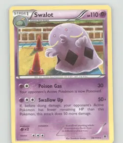 SWALOT 38/119 RARE PHANTOM FORCES POKEMON LIGHTLY PLAYED - Image 2