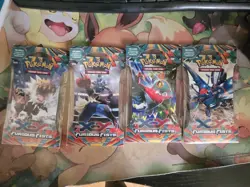Pokemon TCG: XY Furious Fists Sleeved Blister Pack x4 - Art Set Factory Sealed - Image 1
