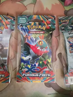 Pokemon TCG: XY Furious Fists Sleeved Blister Pack x4 - Art Set Factory Sealed - Image 4