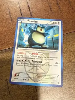 POKEMON Snorlax 101/135 B&W Plasma Storm - NM - Image 1