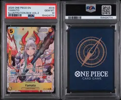 2025 ONE PIECE PROMOS #016 YAMATO ILLUSTRATION BOX VOL.2 ST13-016 - PSA 9 - Image 3