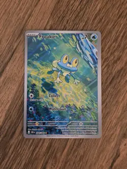 Pokemon TCG Froakie Full Art, 088/086, Chaos Rising, NM - Image 1