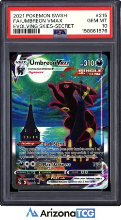 Pokemon 2021 Umbreon VMAX 215/203 Alt Art Evolving Skies GEM MINT PSA 10 - Image 1