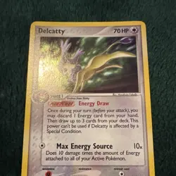 Nintendo Delcatty Pokemon TCG Power Keepers Holo Rare 8/108 HP70 English 2007 - Image 2