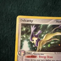 Nintendo Delcatty Pokemon TCG Power Keepers Holo Rare 8/108 HP70 English 2007 - Image 3