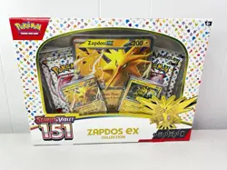 Pokemon TCG Scarlet & Violet 151 Zapdos EX Collection Box Sealed New - Image 1