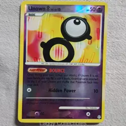 Pokemon Diamond & Pearl 66/130 Unown [B] - Reverse Holo Uncommon - HP - Image 1