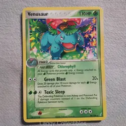 Pokemon Crystal Guardians 28/100 Venusaur - Regular Rare - Damaged - Image 1