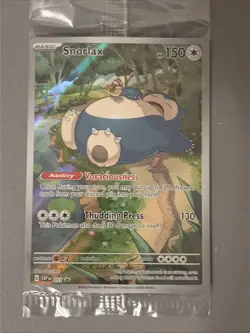 Pokemon TCG Snorlax #051 Promo Scarlet & Violet 151 Factory Sealed - Image 1