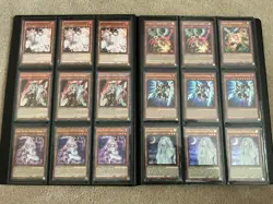 Yugioh Staples Binder Collection w/ Hand Traps, Xyz, Link, Synchro and more - Image 1