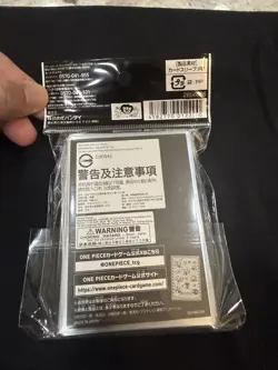 Bandai One Piece Card Game Yamato Premium Card Sleeves 70ct Standard Clear Blue - Image 2