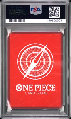 2024 ONE PIECE ST13 #003 THREE BROTHERS LUFFY BLACK & WHITE ALT ART PSA 10 - Image 2