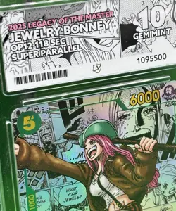 One Piece CCG Jewelry Bonney MANGA OP12-118 SEC Parallel - ACE 10 PERFECT SUBS - Image 3